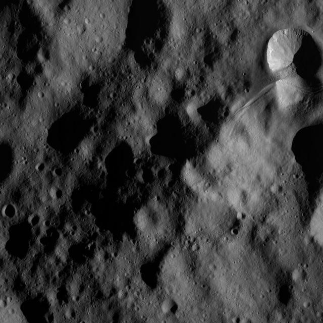 NASA image: Dawn Orbiting Over Vesta