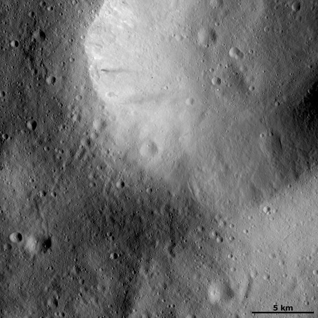 NASA image: Impact Crater with Smoothed Rim