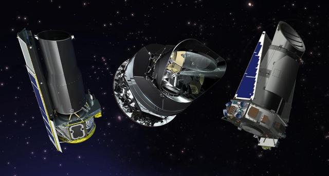 NASA image: Spitzer, Planck and Kepler Extended by NASA Artist Concept