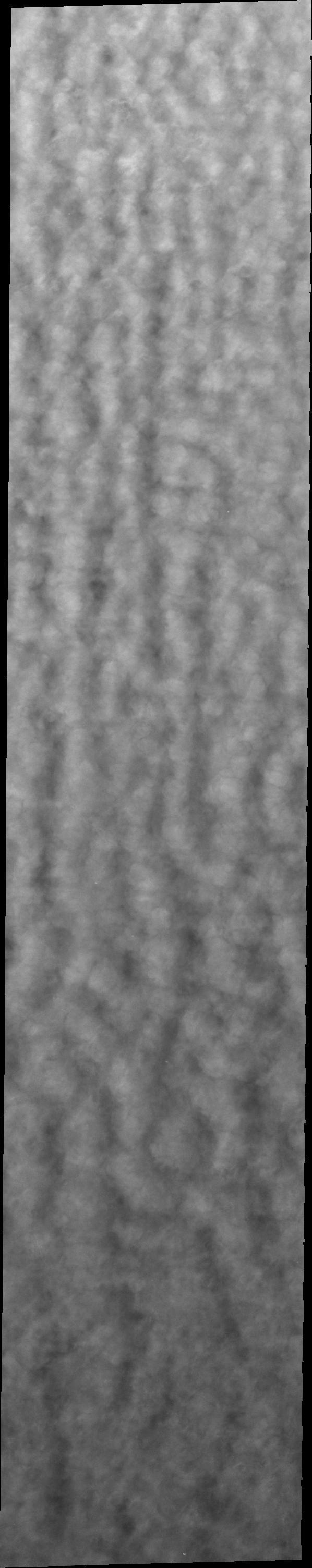 This image captured by NASA 2001 Mars Odyssey spacecraft shows that the seasonal change in weather is not constrained to just the polar region.