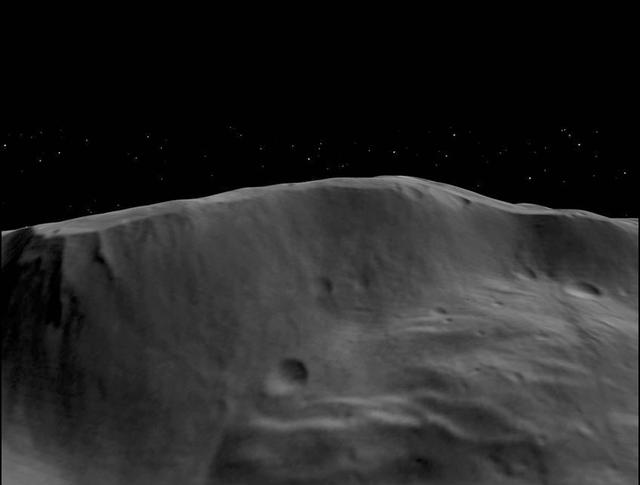 NASA image: Wall of Rheasilvia