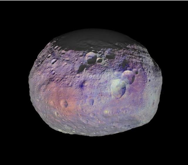 NASA image: Vesta Coat of Many Colors