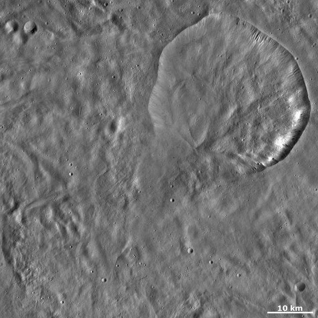 NASA image: Aquilia Crater