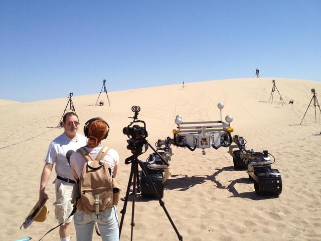 NASA image: Watching Test Drives in California for Rover Mission to Mars