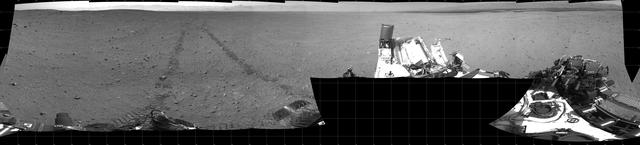 NASA image: Curiosity Location During Arm Checkouts