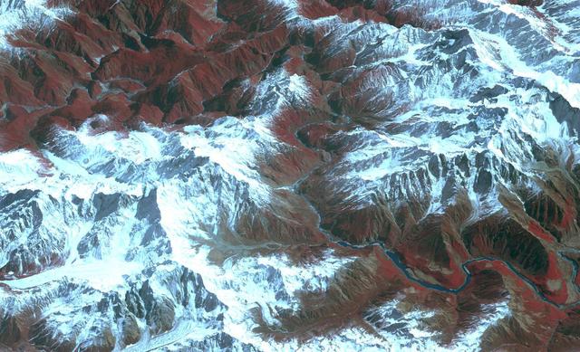NASA image: Yarlung Zangpo Grand Canyon, Tibet