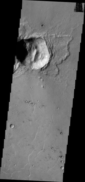 NASA image: Not Round Crater