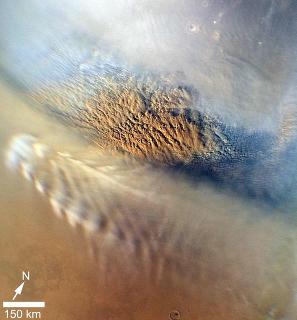 NASA image: Martian Dust Storm