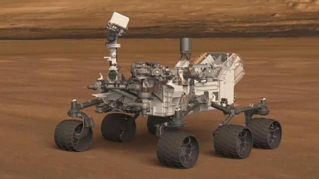 NASA image: Curiosity Hazard Cameras Ready for Action