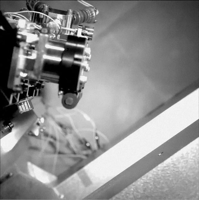 NASA image: Popping the Lid off Curiosity Hazard Cameras