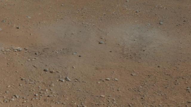 NASA image: A Set of Blast Marks in Color, Right Side