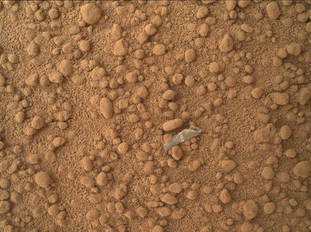 NASA image: Small Debris on the Ground Beside Curiosity