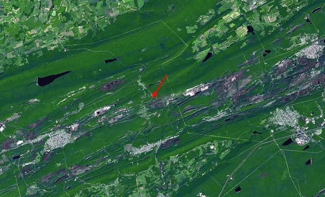 NASA image: Centralia, Pennsylvania