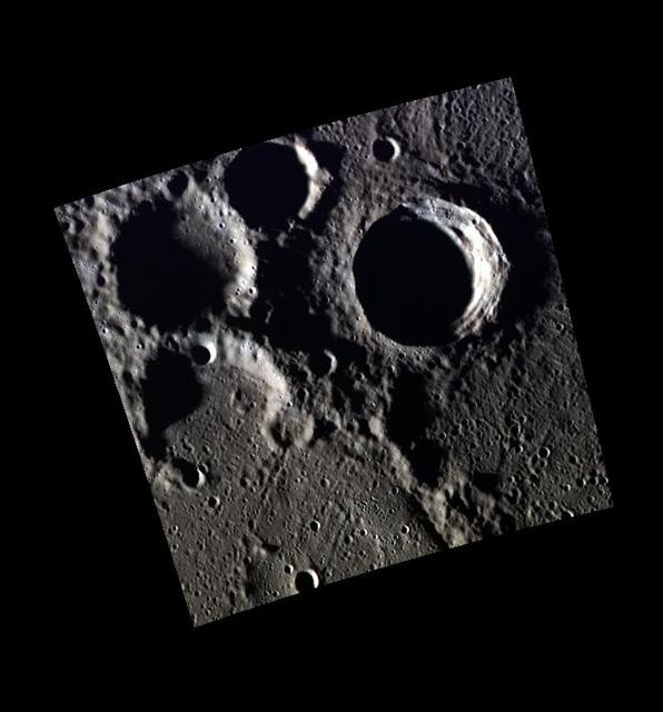 NASA image: Craters Young and Old