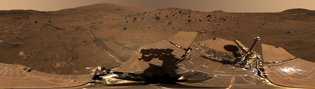 NASA image: Spirit Mars Rover in McMurdo Panorama