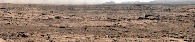 NASA image: Panoramic View From Rocknest Position of Curiosity Mars Rover
