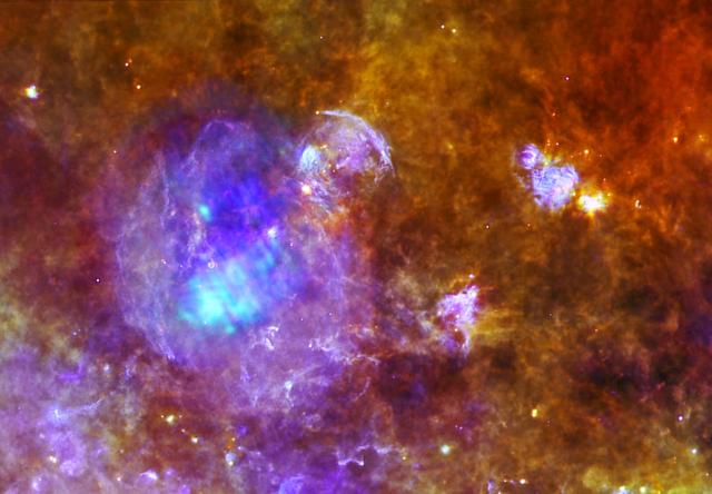 NASA image: Life and Death in a Star-Forming Cloud