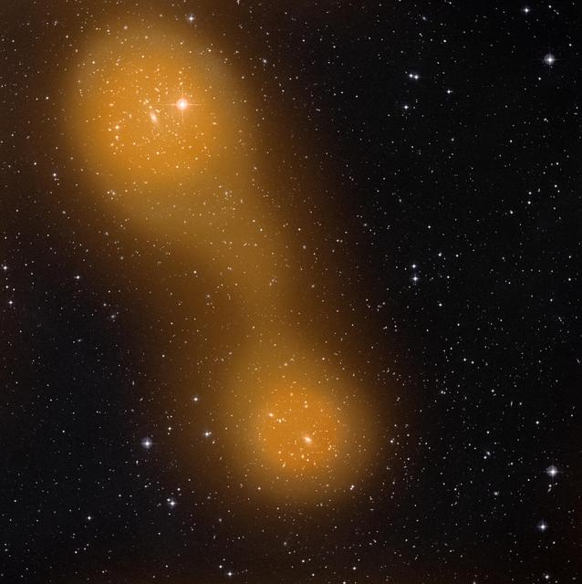 NASA image: Bridging Cities of Galaxies