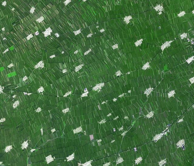 NASA image: Heilongjiang Province, China