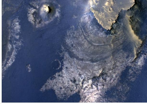 Layers with Carbonate Content Inside McLaughlin Crater on Mars