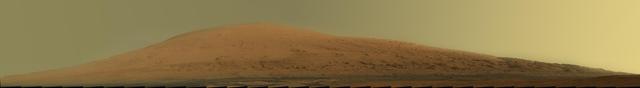NASA image: Mount Sharp Panorama in Raw Colors