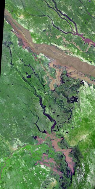 NASA image: NASA Satellite Images Severe Flooding in Mozambique