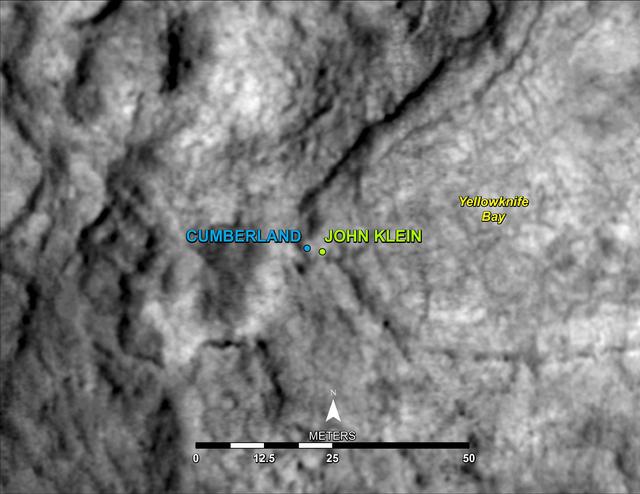 NASA image: Cumberland Selected as Curiosity Second Drilling Target