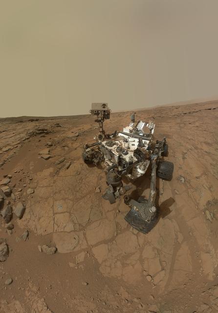 NASA image: Updated Curiosity Self-Portrait at John Klein