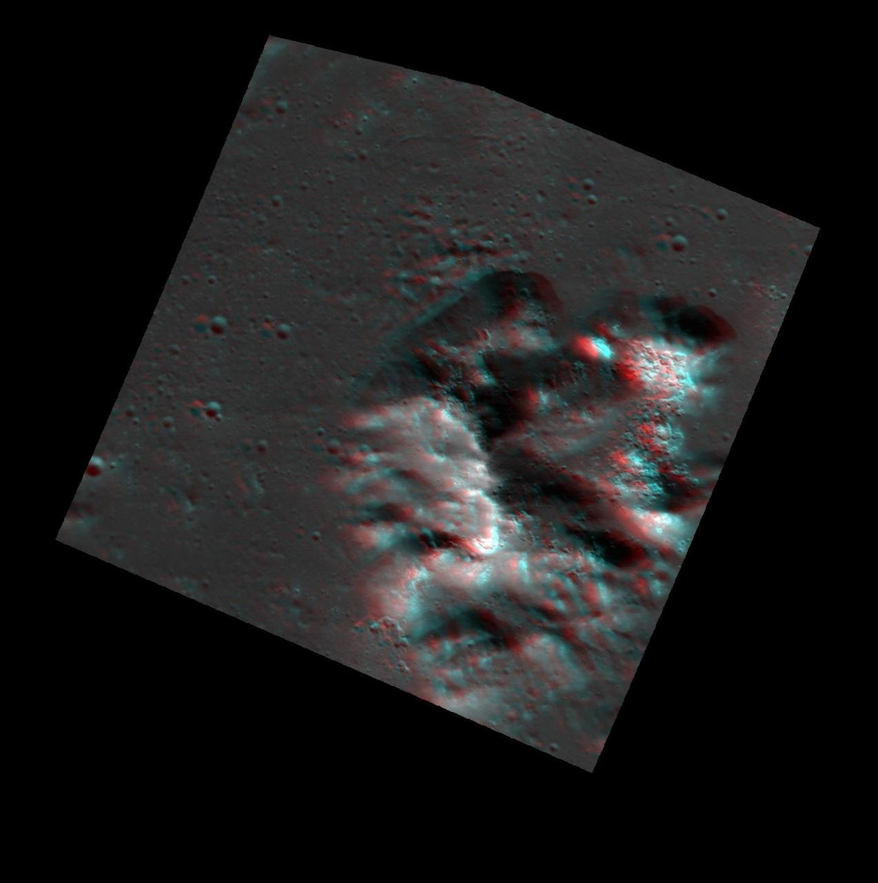 A Mountain of Hollows Anaglyph