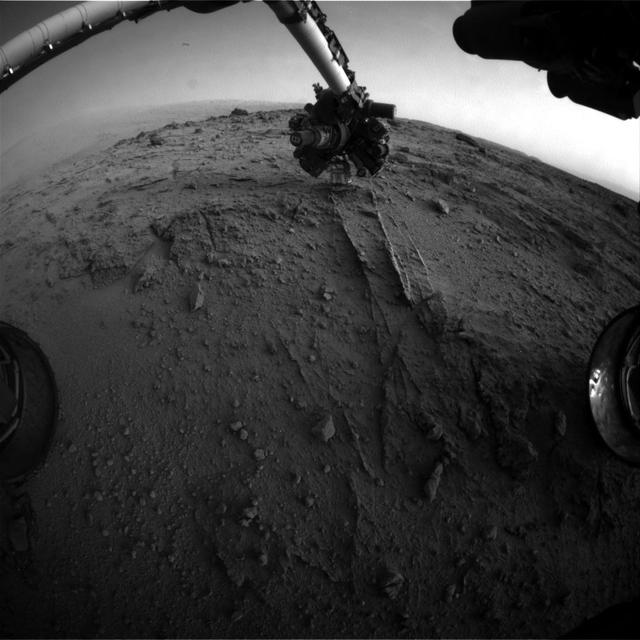 NASA Mars rover Curiosity used a new technique, with added autonomy for the rover, in placement of the tool-bearing turret on its robotic arm. The technique is used to assess how close the instrument is to a soil or rock surface.