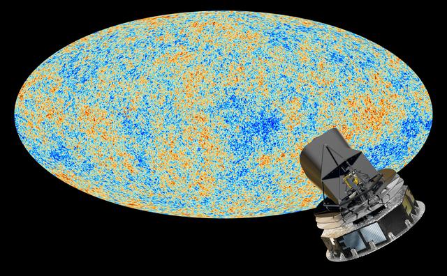 Planck and the Cosmic Microwave Background Artist Concept