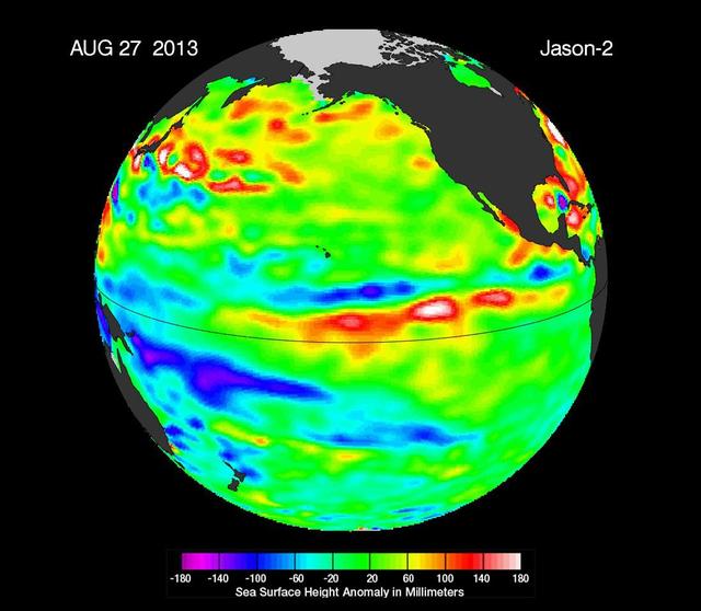 NASA image: La Nada Climate Pattern Lingers in the Pacific