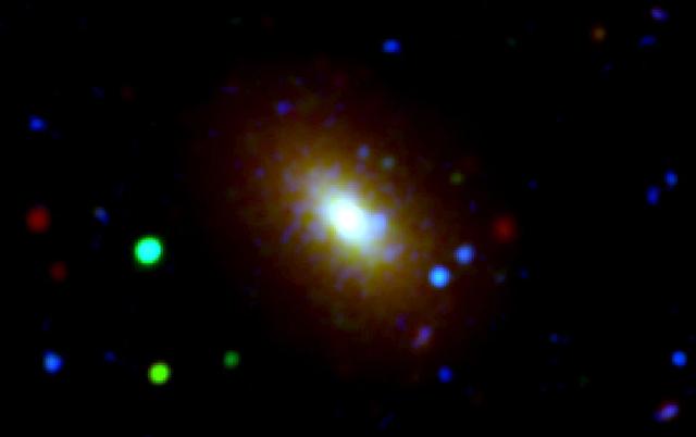 Evidence from NASA Wide-field Infrared Survey Explorer and Galaxy Evolution Explorer missions provide support for the inside-out theory of galaxy evolution, which holds that star formation starts at the core of the galaxy and spreads outward.