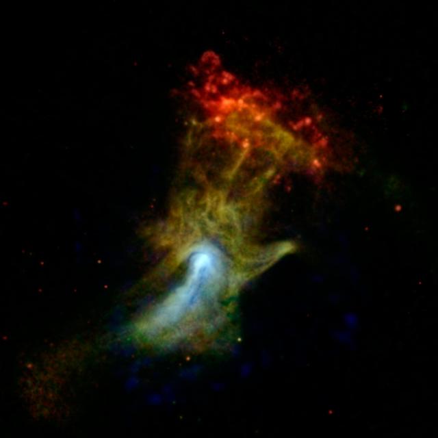 NASA image: High-Energy X-ray View of Hand of God