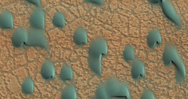 NASA image: Colorful Dunes