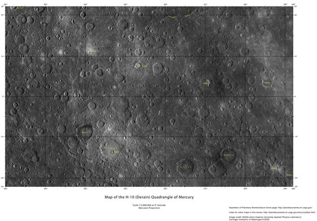 NASA image: New Maps of Mercury!