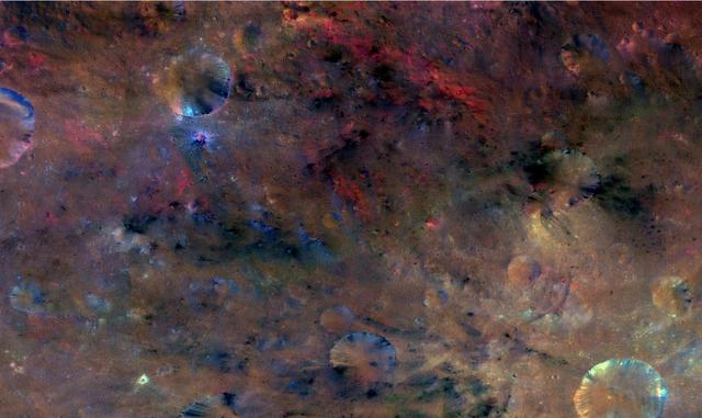NASA image: Vesta Many Colors at Sextilia