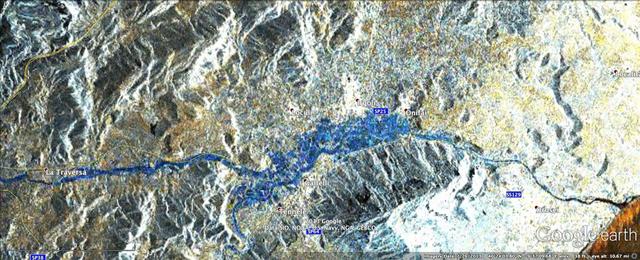 NASA image: NASA Produces Map to Aid in Italian Flood Response