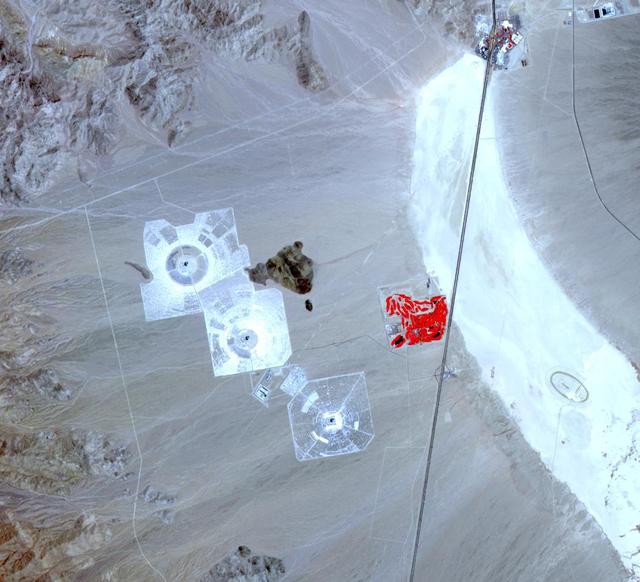 NASA image: Ivanpah Solar Energy Plant, California