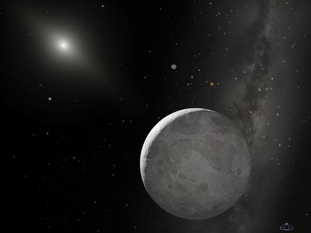 NASA image: Hubble Finds Tenth Planet is Slightly Larger than Pluto Artist Concept