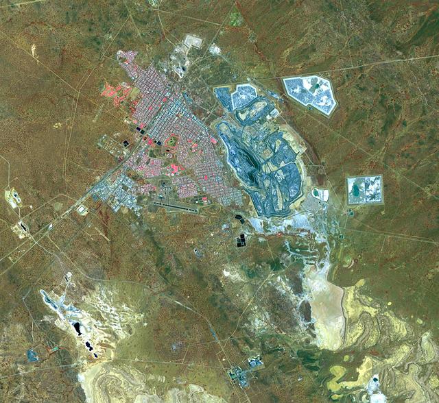 NASA image: Kalgoorlie-Boulder, Australia