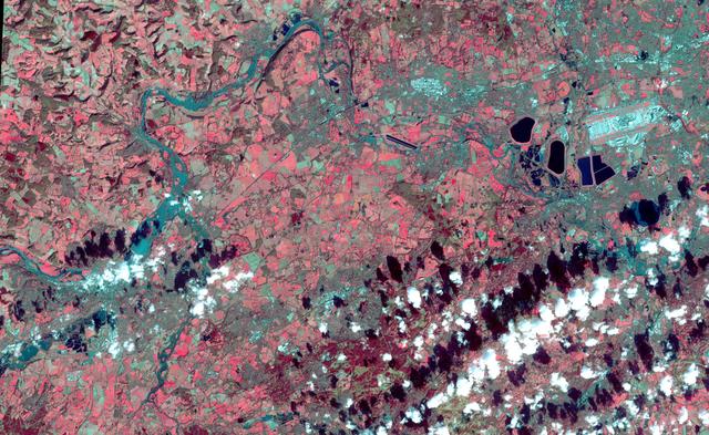 NASA image: U.K. Flooding Captured by NASA Spacecraft