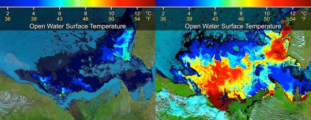 NASA image: Warm Rivers Play Role in Arctic Sea Ice Melt