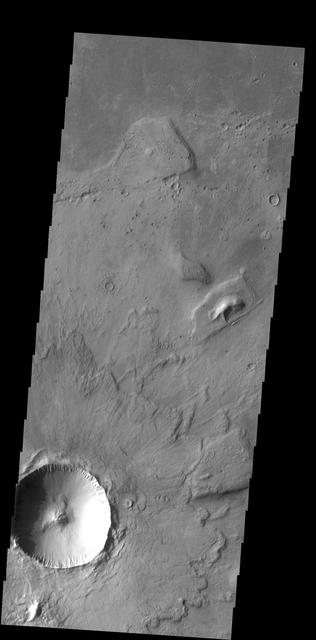 NASA image: Crater Ejecta