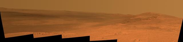 NASA image: Endeavour Crater Rim From Murray Ridge on Mars
