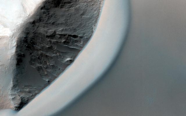 NASA image: Dunes Streaming through Hills