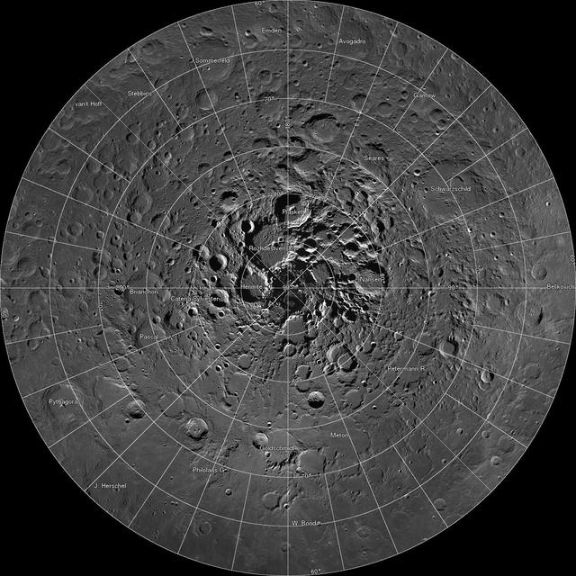 NASA Releases First Interactive Mosaic of Lunar North Pole