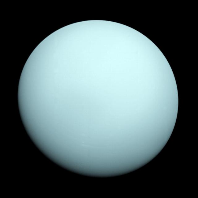 NASA image: Uranus as seen by NASA Voyager 2