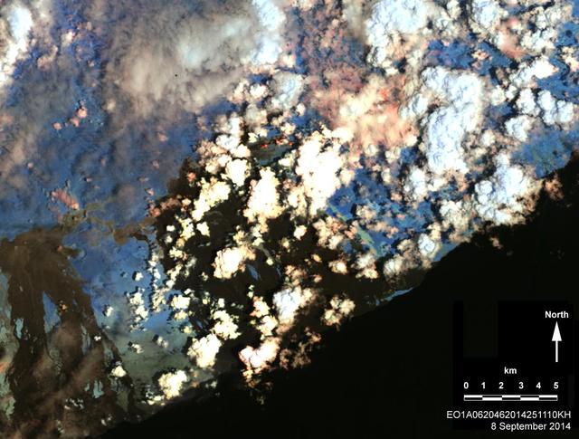 NASA image: Hawaii Lava Threat Closely Monitored by NASA EO-1 Spacecraft