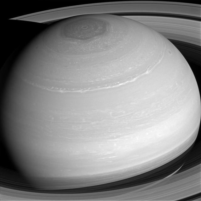 NASA image: Painted Saturn